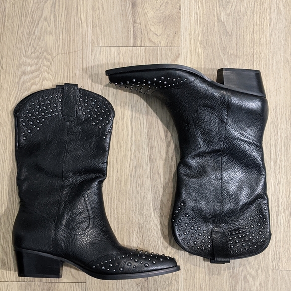 studded cowboy boots